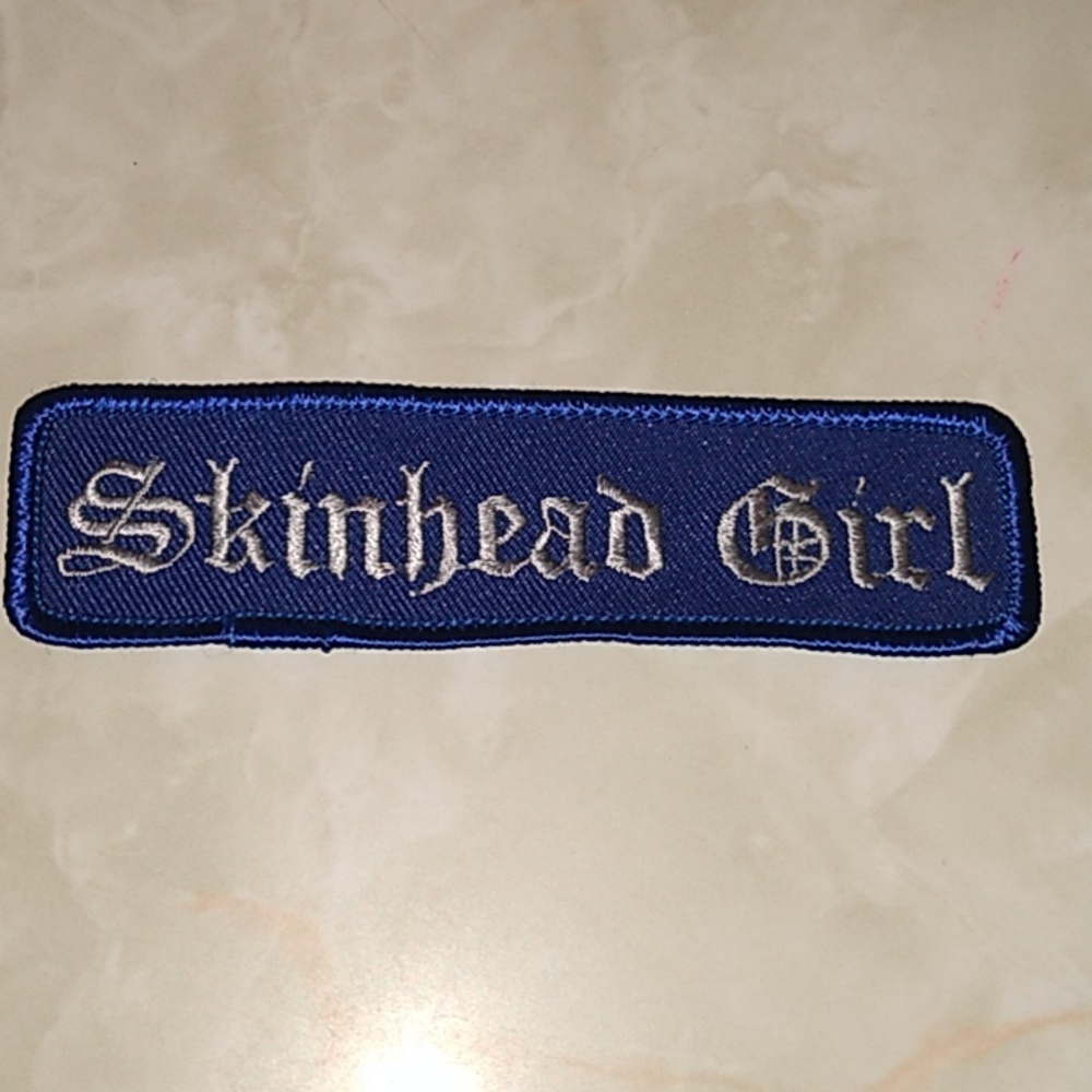 Vintage NOS Skinhead Girl Patch
